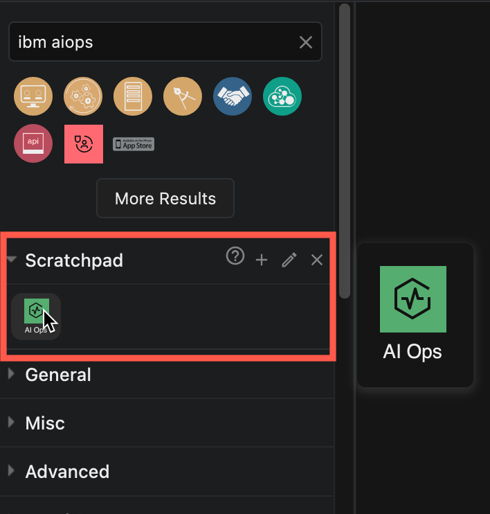 Make your own IBM shape and save it in the draw.io scratchpad